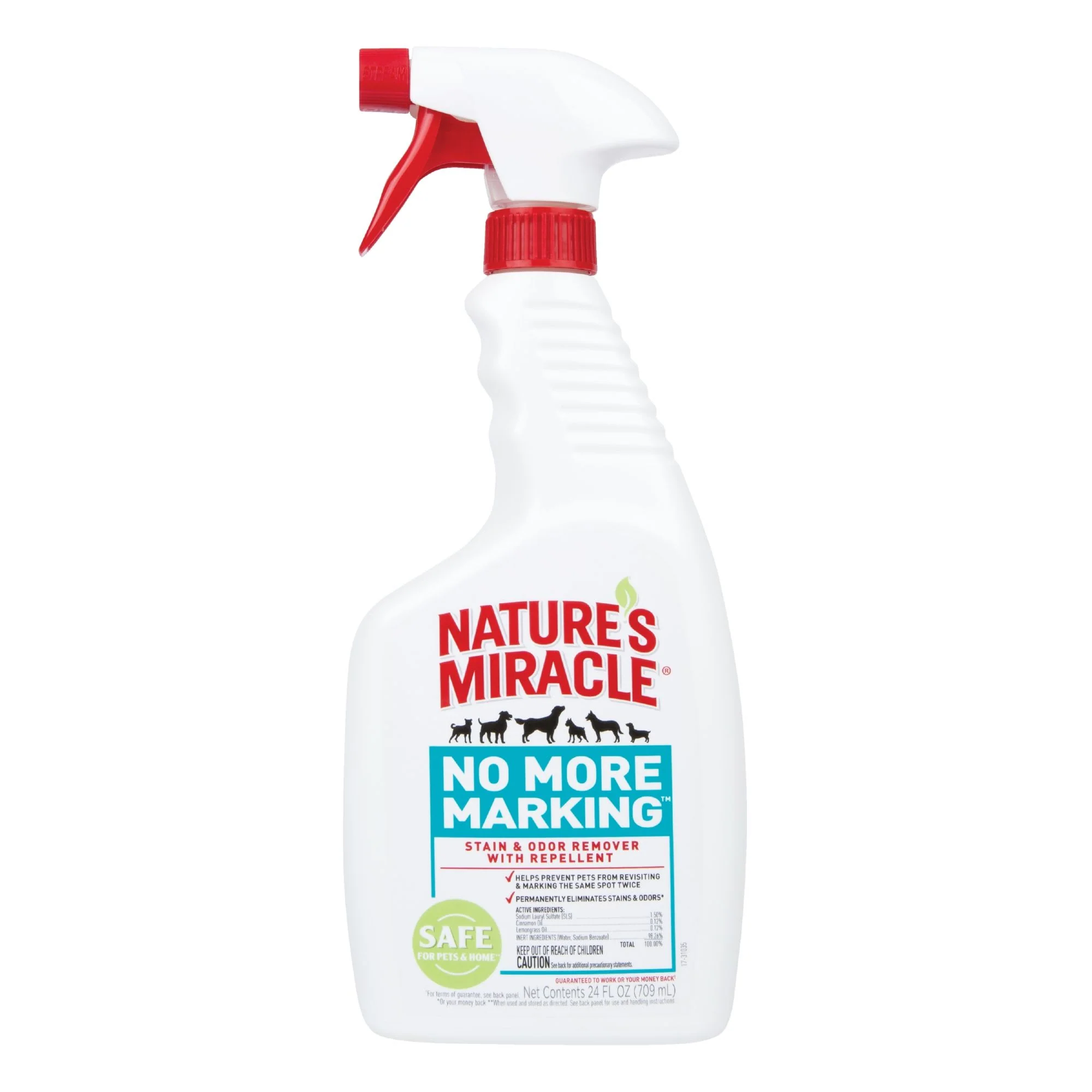 Nature s Miracle No More Marking Stain & Odor Remover with Natural Repellent Spray  24 oz - Image 1