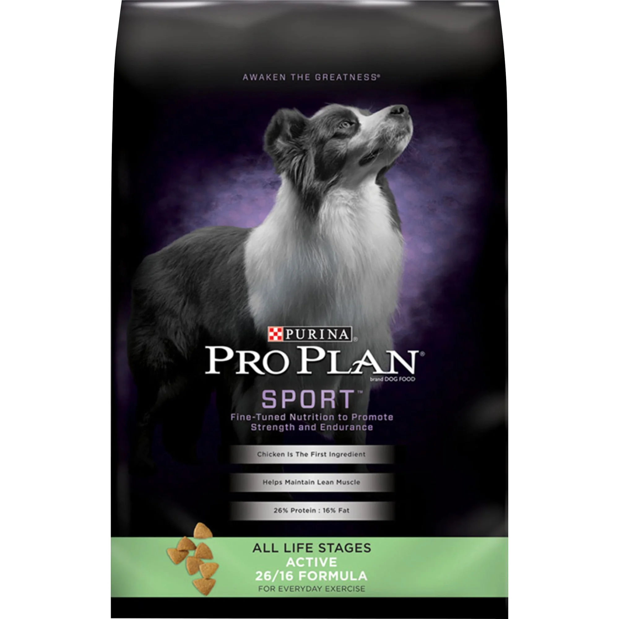 Purina Pro Plan Dry Dog Food, SPORT Active 26/16 Formula, 37.5 lb. Bag - Image 1