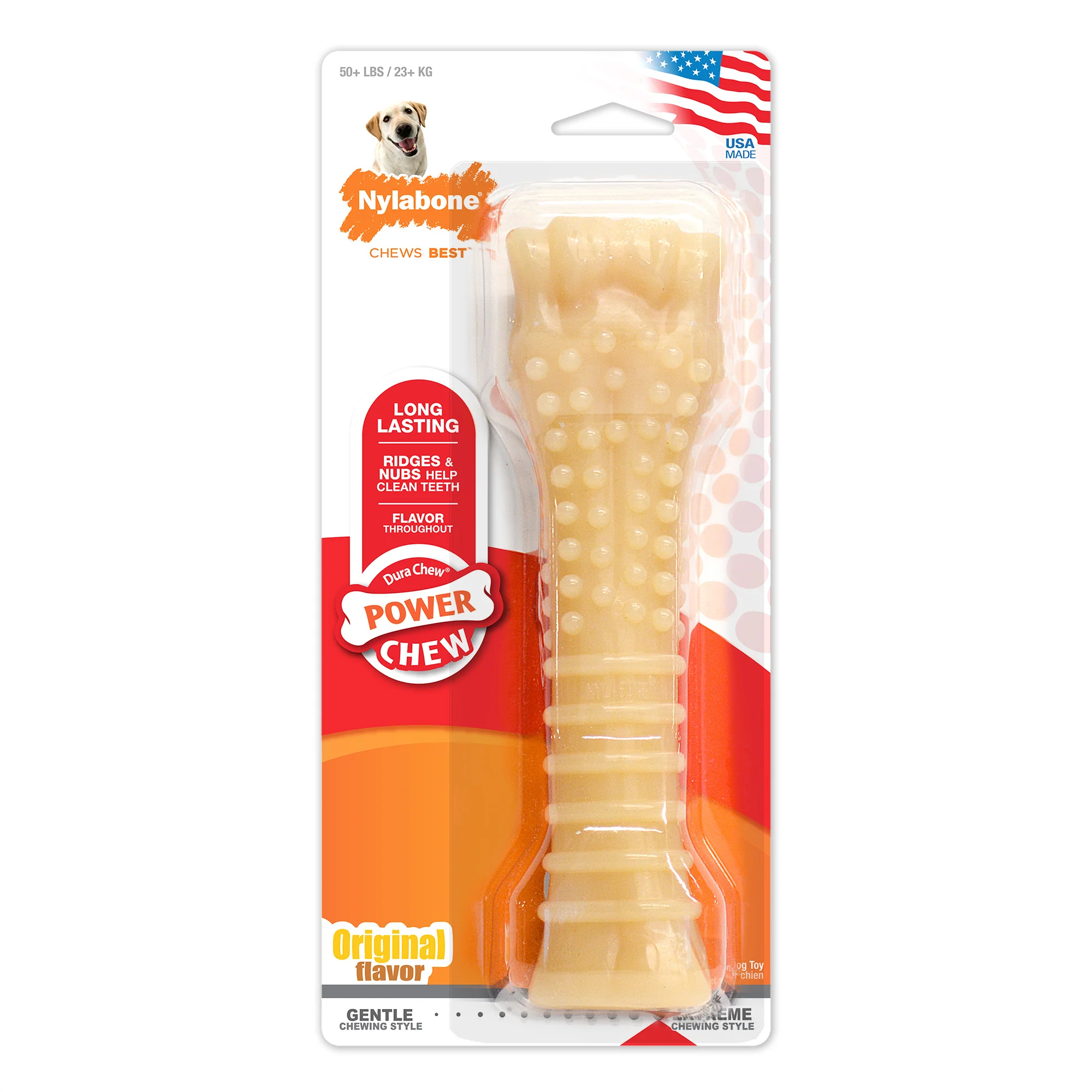 Nylabone Power Chew Dog Toy Original X-Large/Souper - Image 1