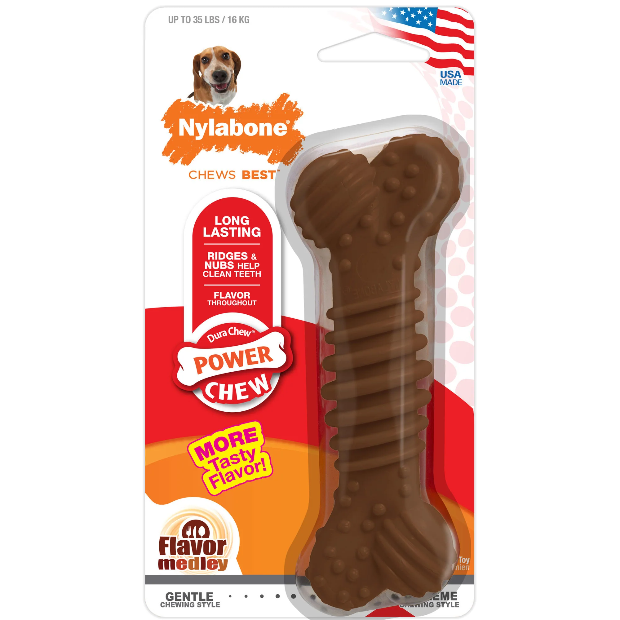 Nylabone Dura Chew Plus  Wolf - Image 1