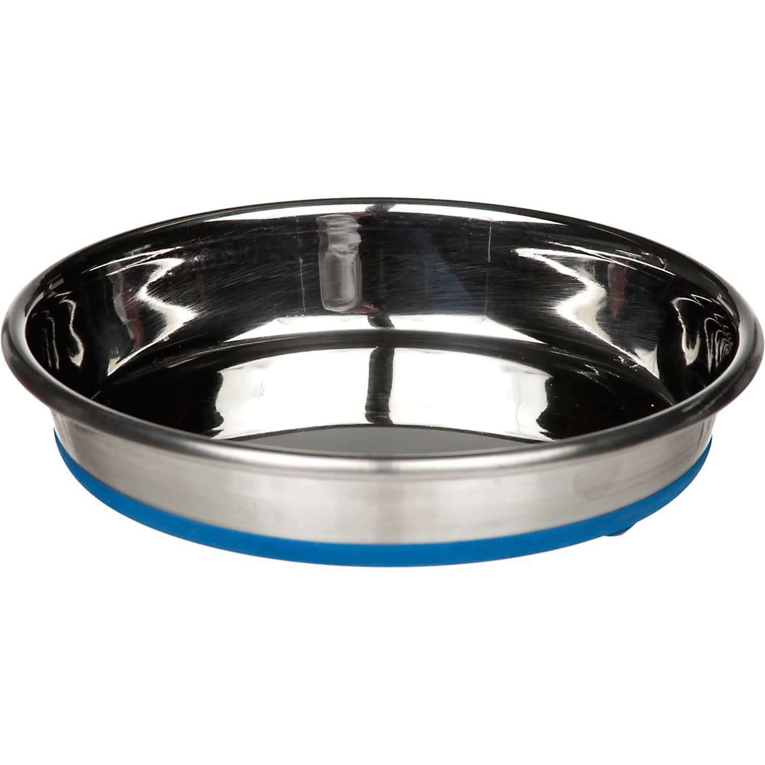 Our Pet Premium Rubber-Bonded Stainless Steel Cat Dish  12 oz. - Image 1