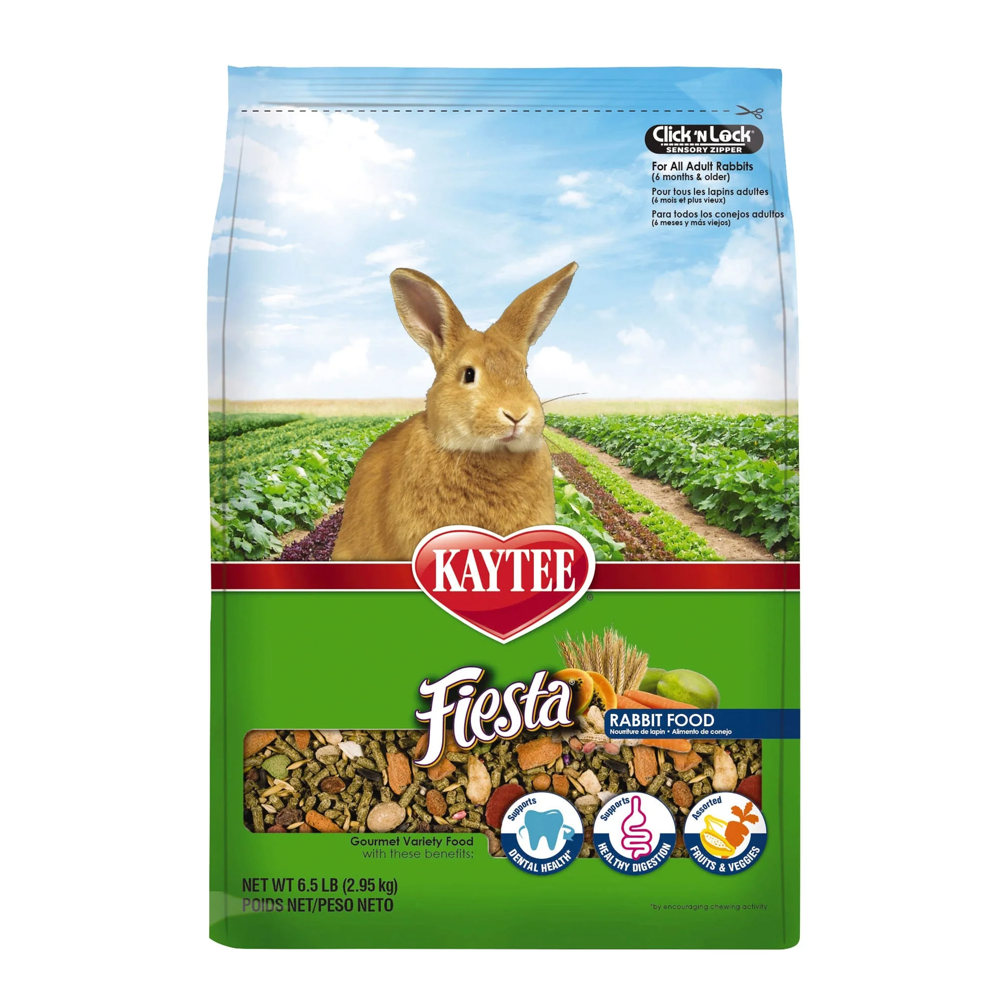 Kaytee Fiesta Rabbit Food  6.5 lb - Image 1