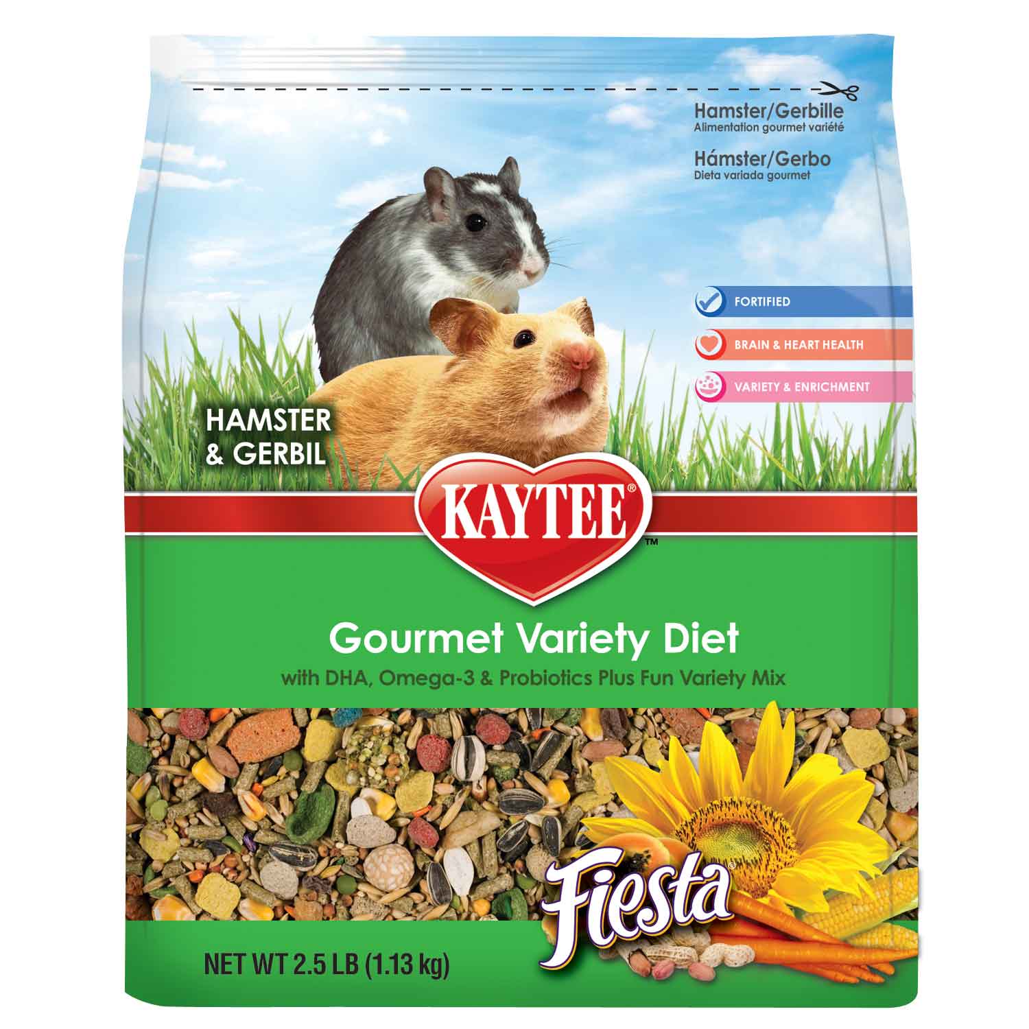 Kaytee® Fiesta® Hamster & Gerbil Food 2.5 Lbs - Image 1