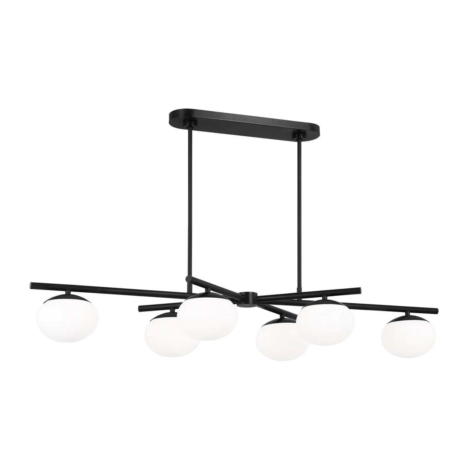 Lune Six Light Linear Chandelier - Image 2