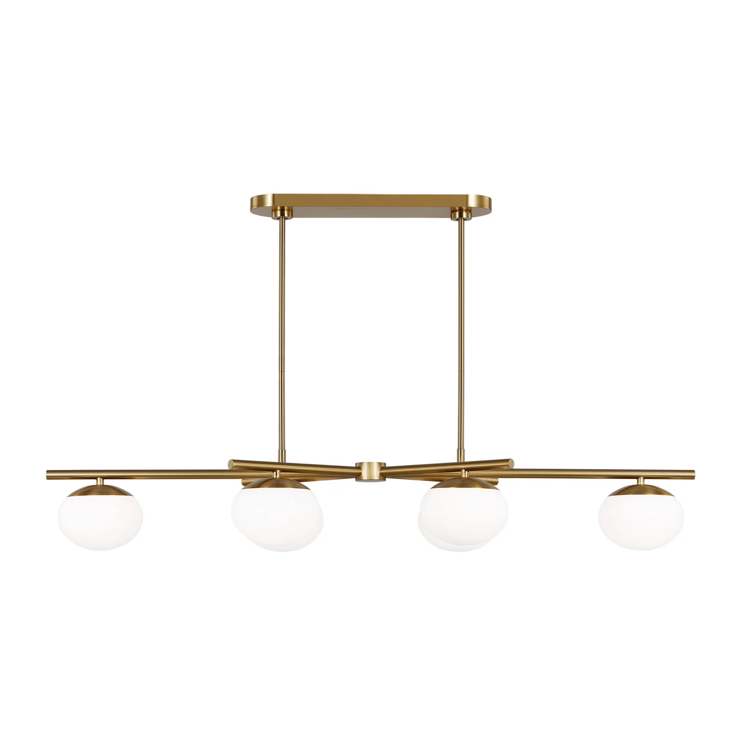 Lune Six Light Linear Chandelier - Image 1