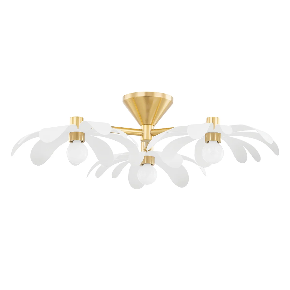 Twiggy Three Light Semi Flush Mount - Image 1