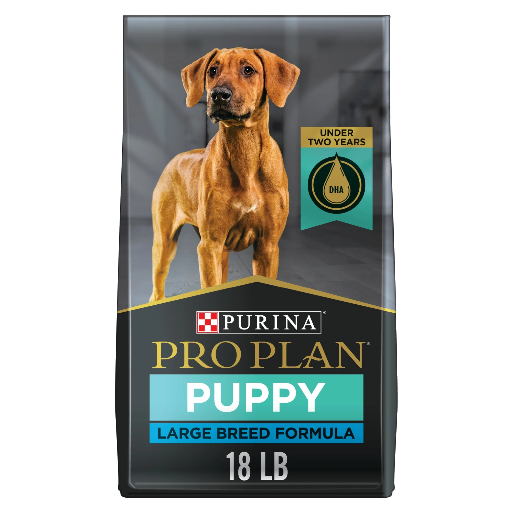 Purina Pro Plan Large Breed Dry Puppy Food  Chicken and Rice Formula  18 lb. Bag - Image 1