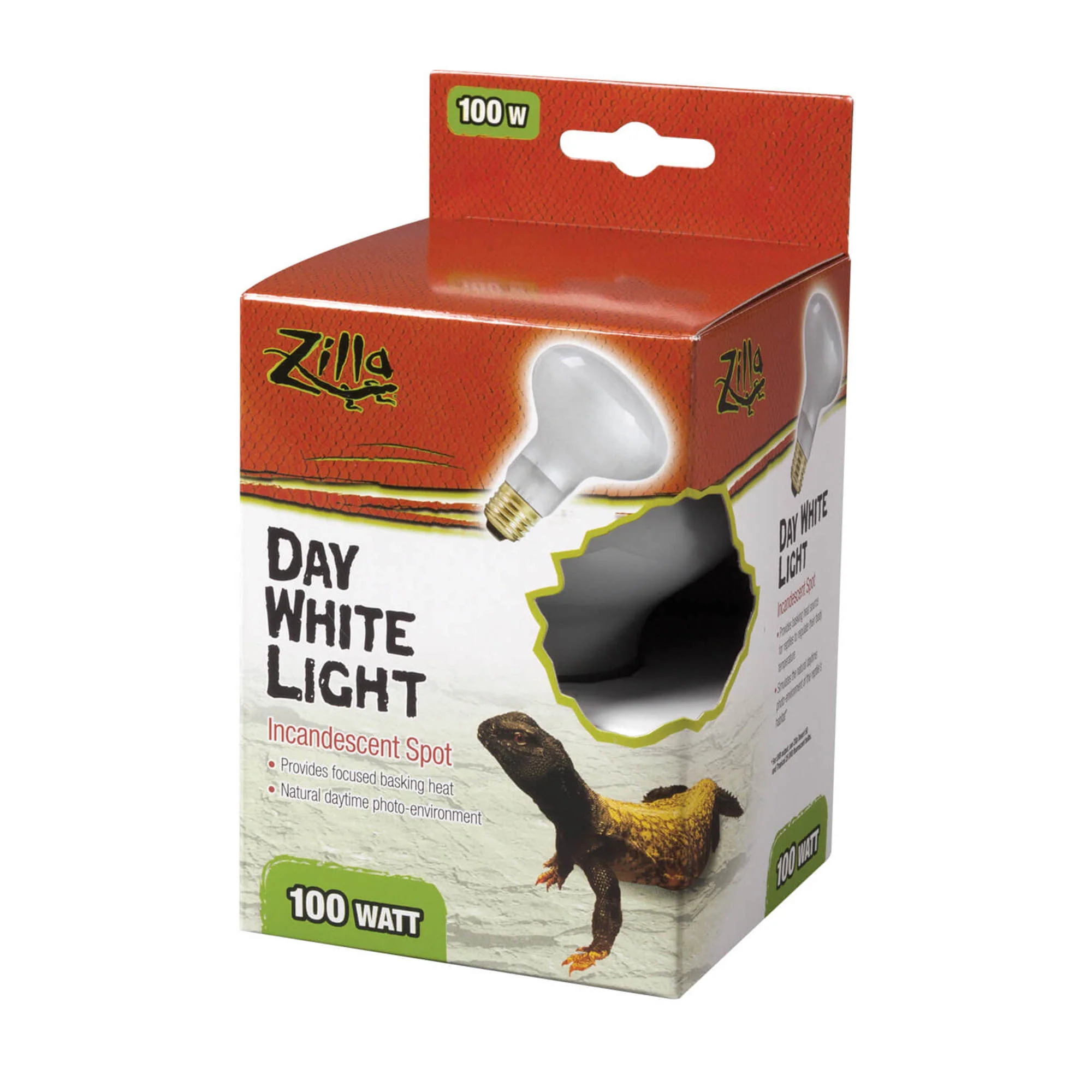 Zilla-Day White Light Incandescent Spot Bulb 100 Watt - Image 1