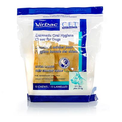 C.E.T. Enzymatic Oral Hygiene Chews for Large Dogs Over 50lb - Image 1