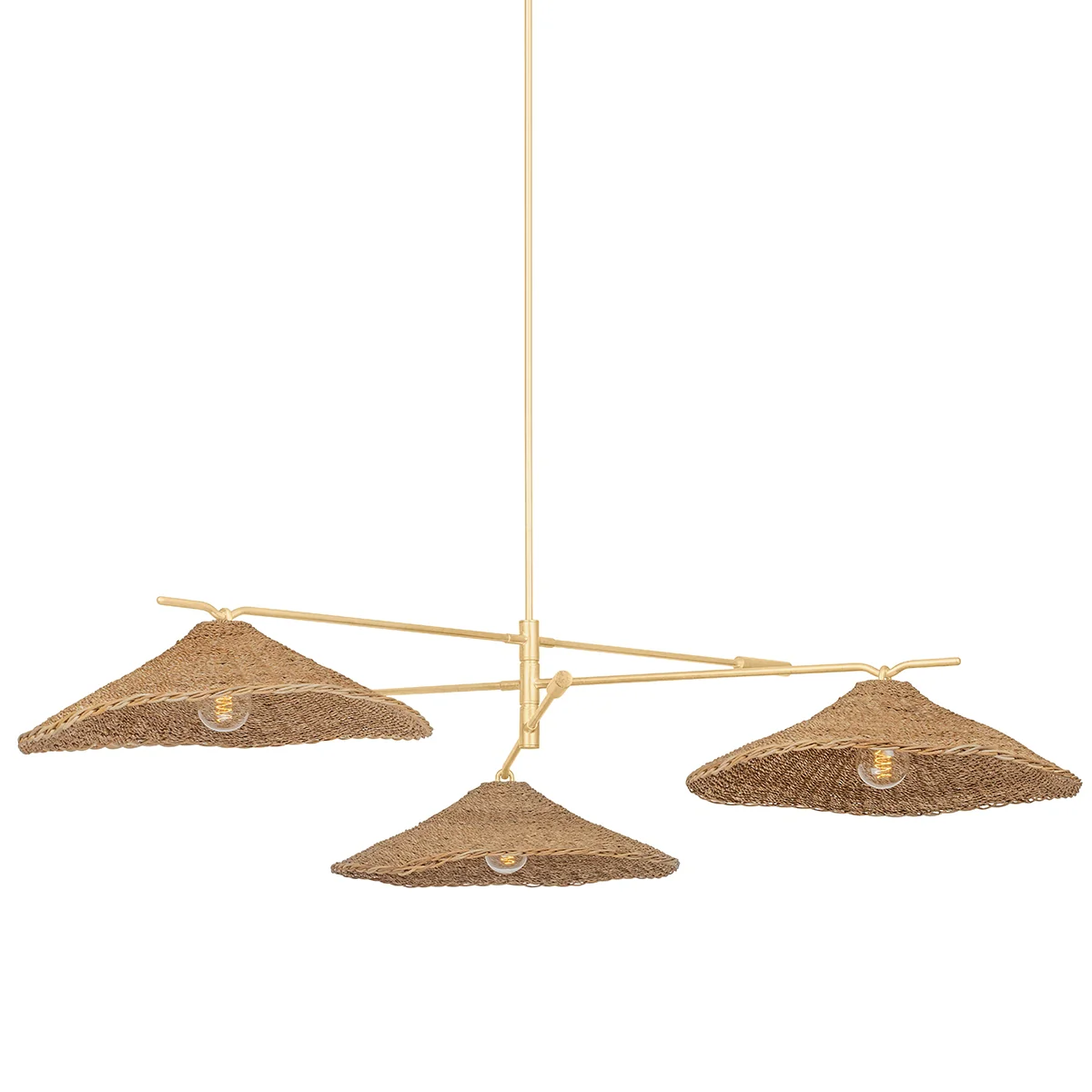 Valier Three Light Chandelier - Image 1