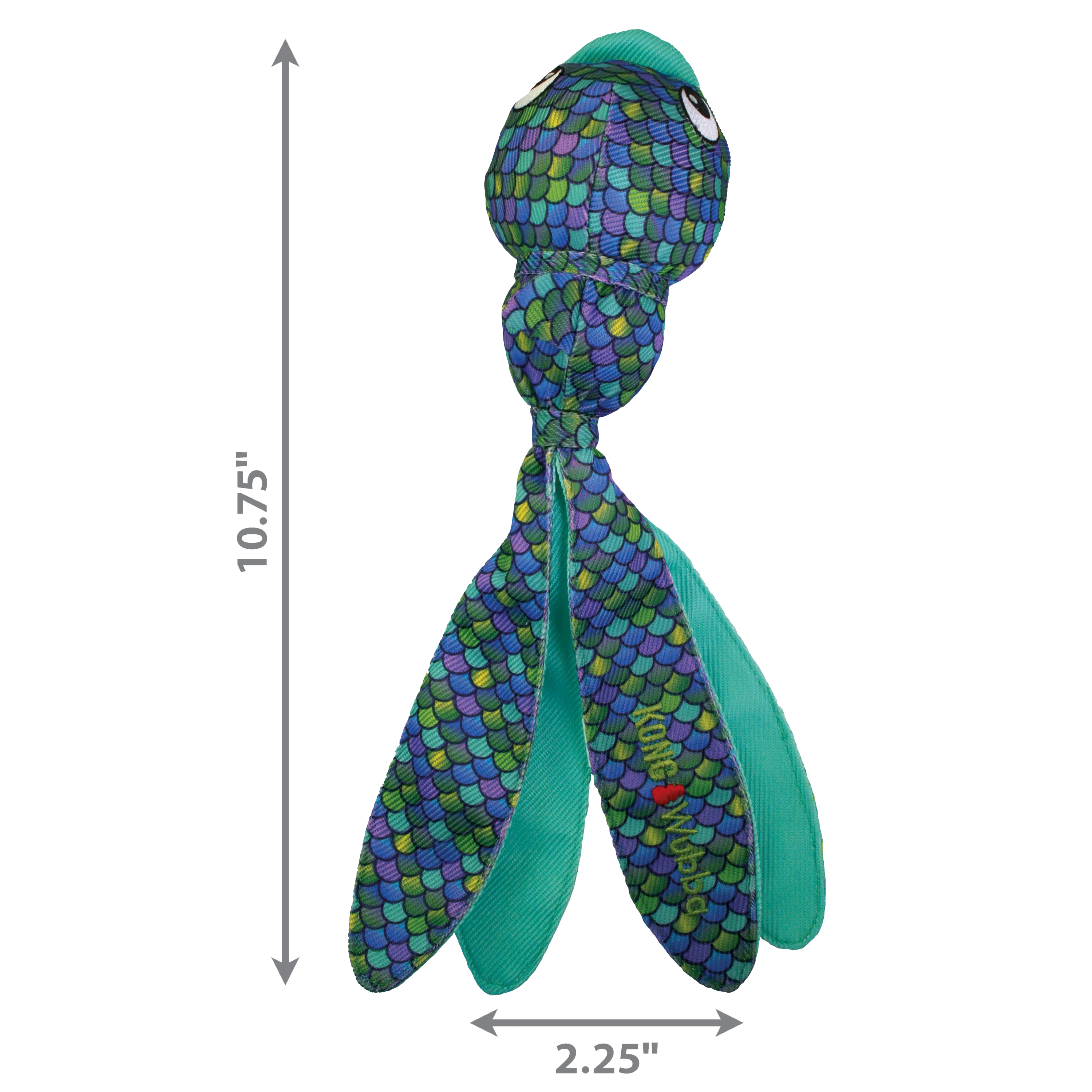 Kong Dog Toy Wubba Finz Blue Small - Image 1