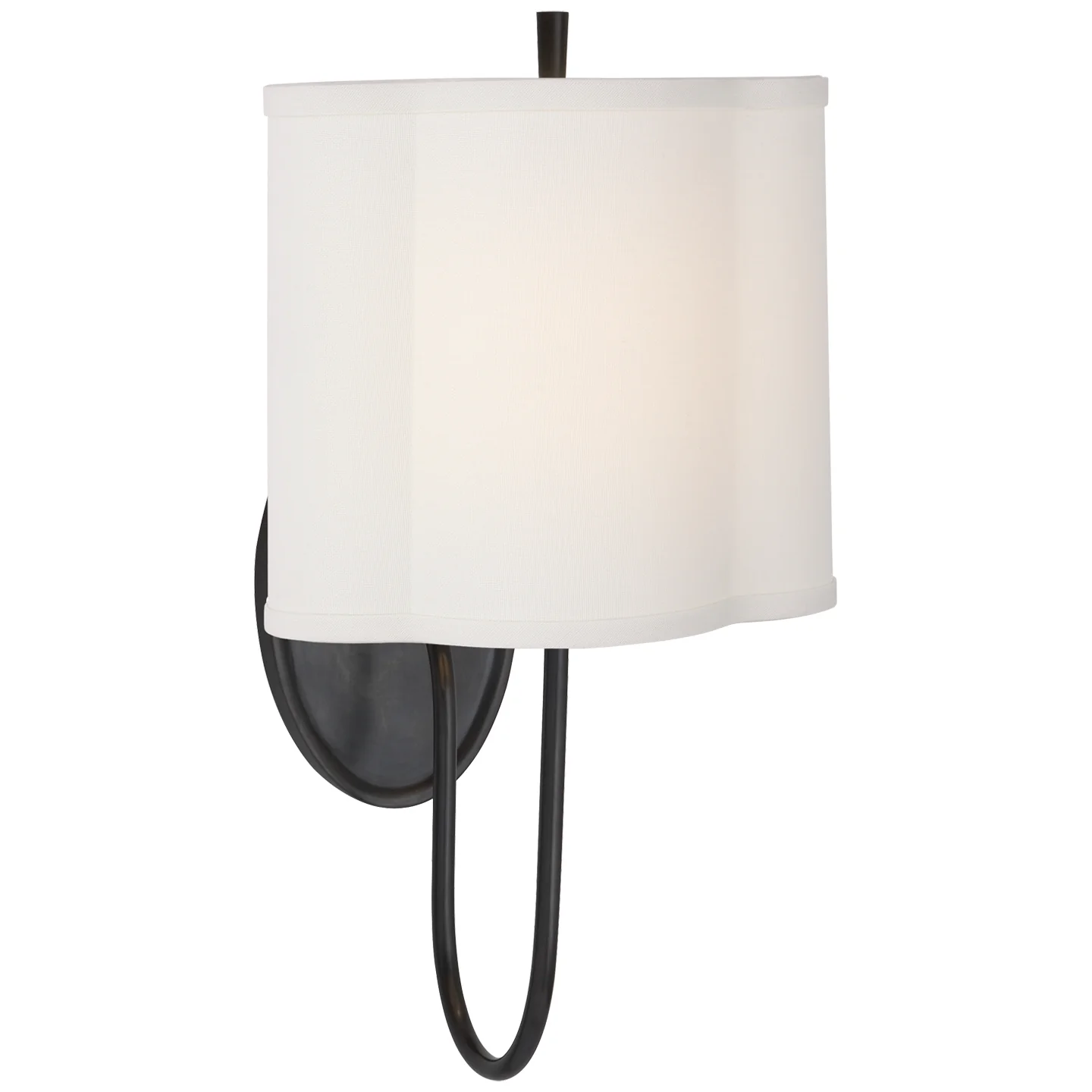 Simple Scallop One Light Wall Sconce - Image 2