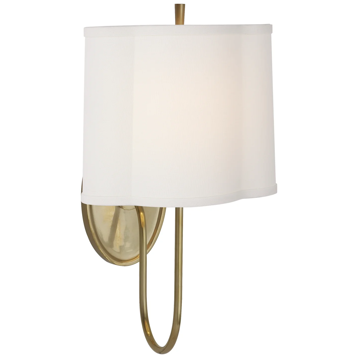 Simple Scallop One Light Wall Sconce - Image 1