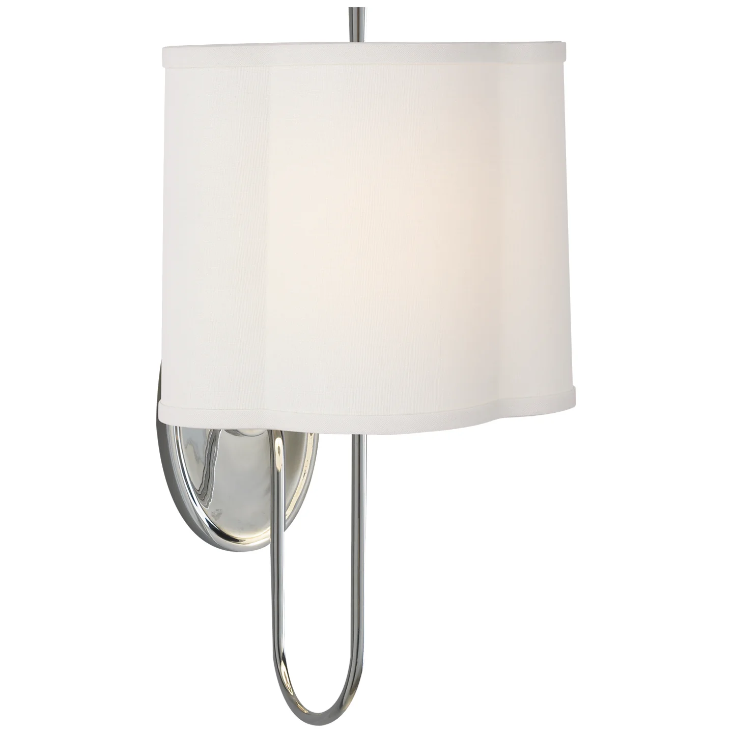 Simple Scallop One Light Wall Sconce - Image 3