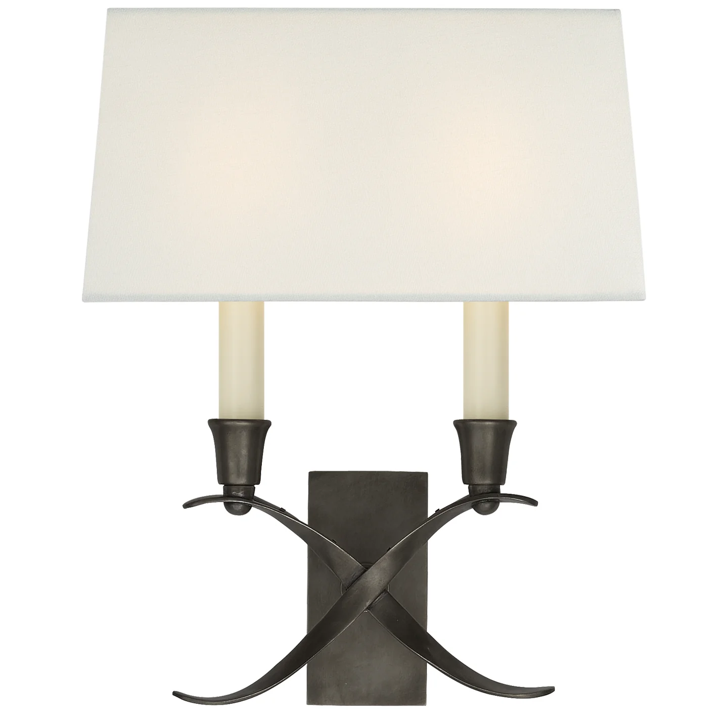 Cross Bouillotte Two Light Wall Sconce - Image 2