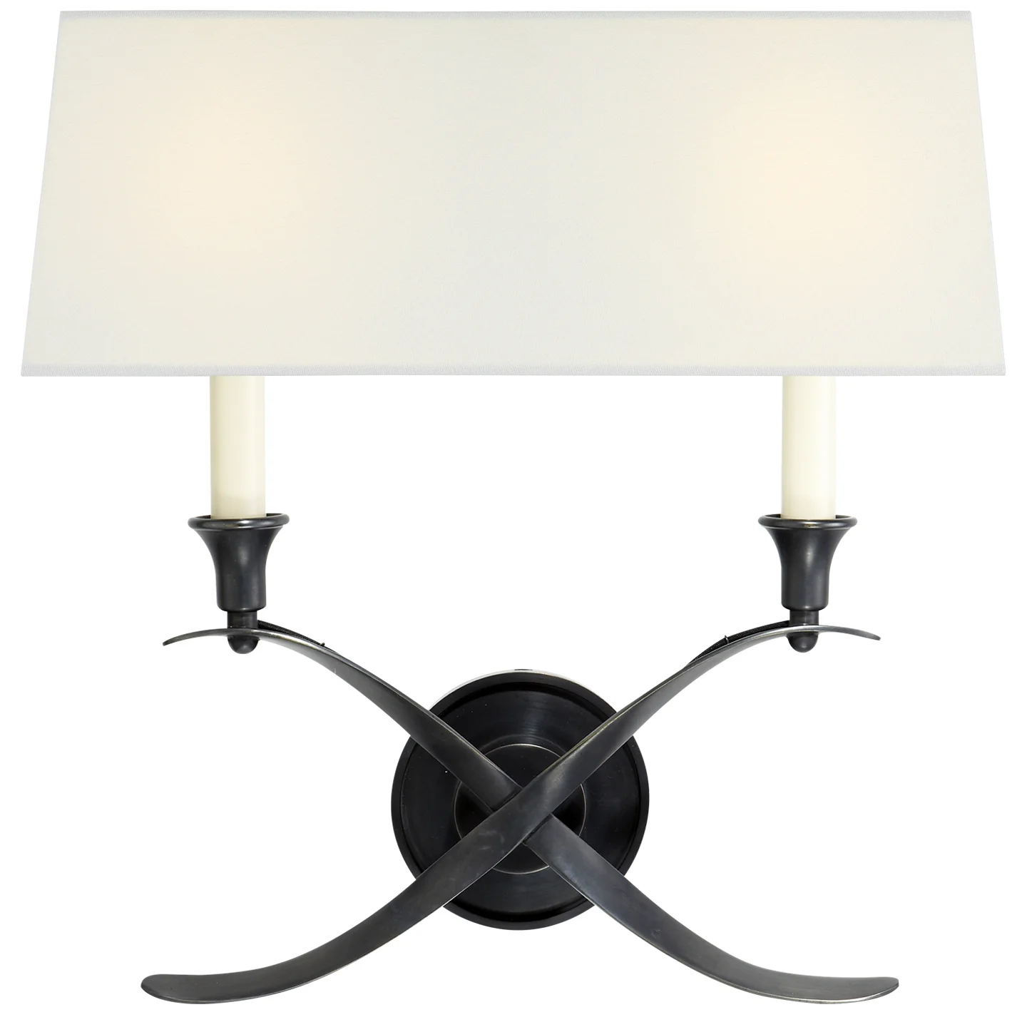 Cross Bouillotte Two Light Wall Sconce - Image 3