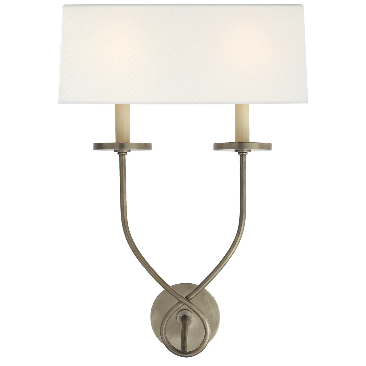 Symmetric Twist Two Light Wall Sconce - Image 2