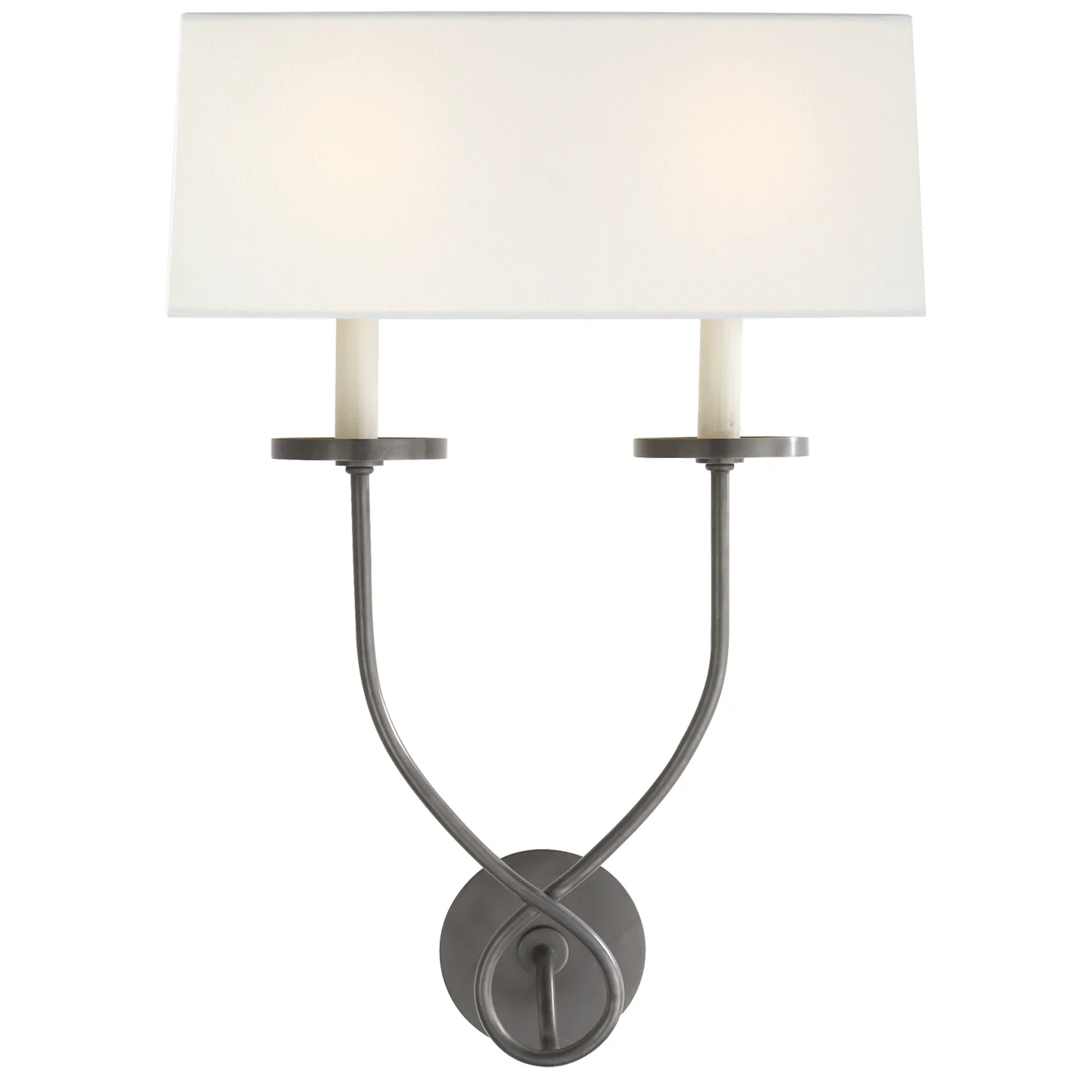 Symmetric Twist Two Light Wall Sconce - Image 3