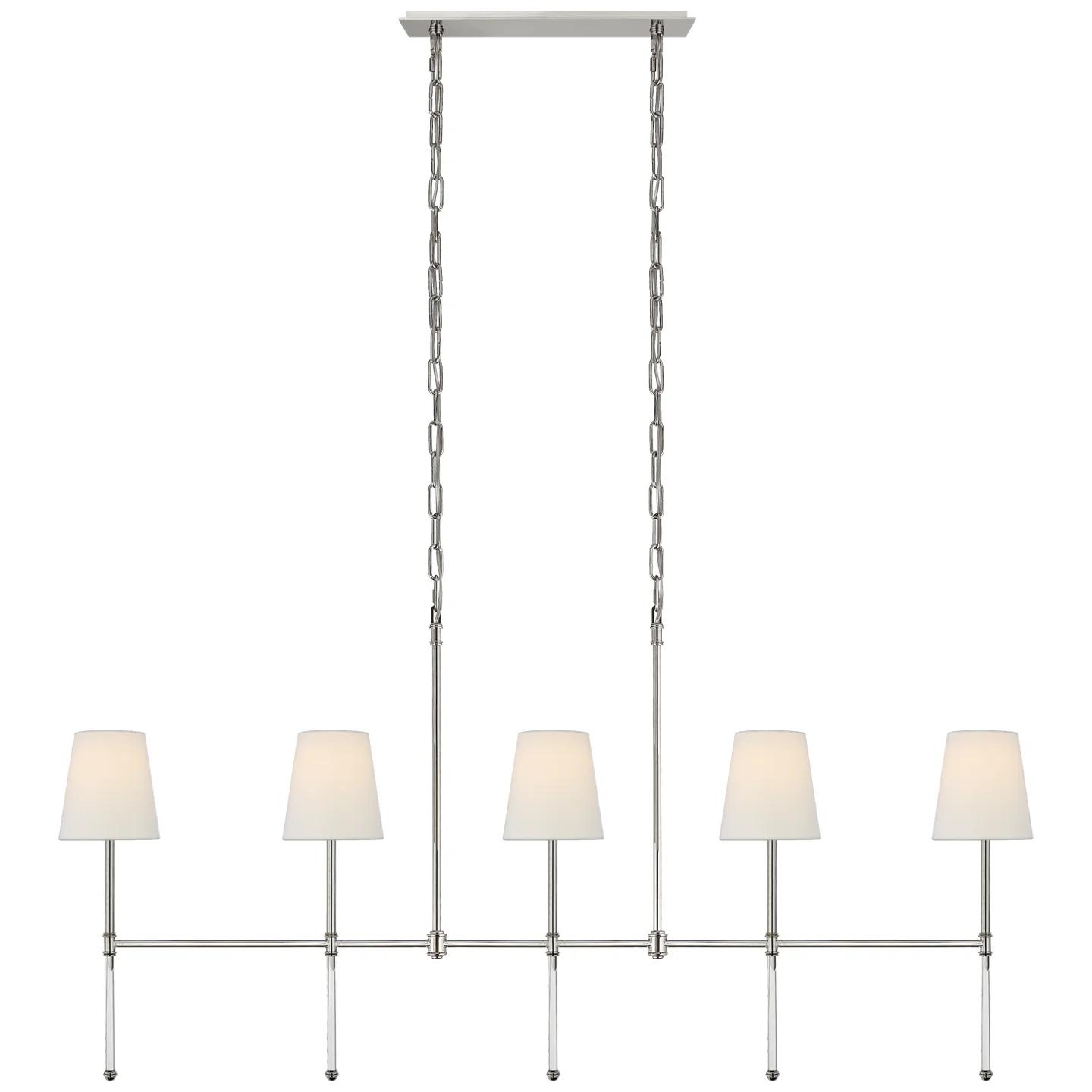 Camille Five Light Linear Chandelier - Image 1