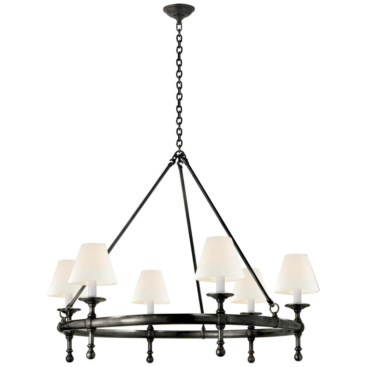 Classic Six Light Chandelier - Image 1