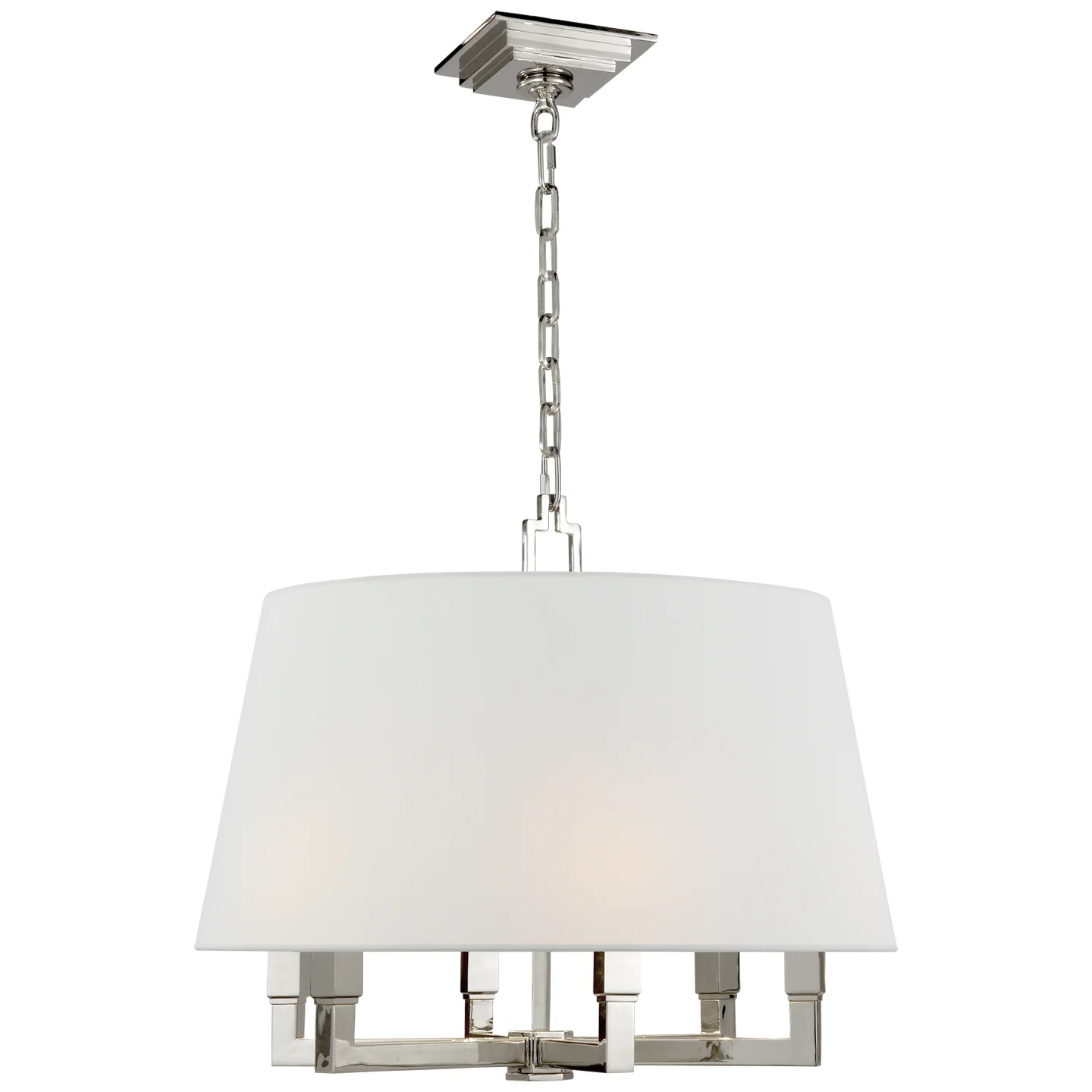 Square Tube Six Light Hanging Lantern - Image 2