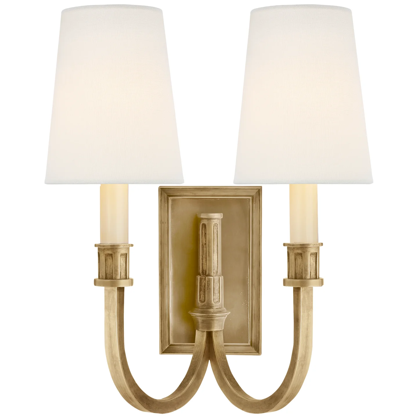 Modern Library Two Light Wall Sconce - Image 2
