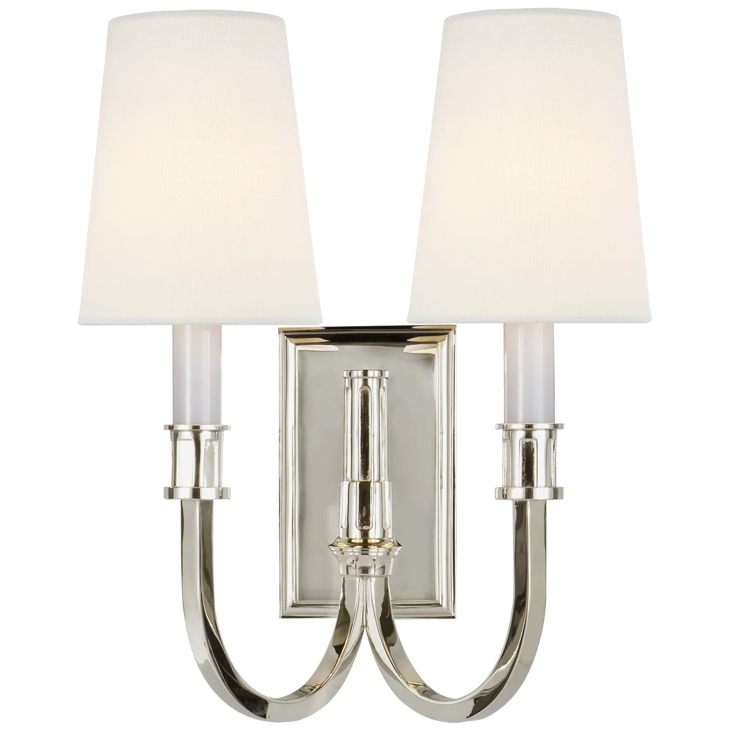Modern Library Two Light Wall Sconce - Image 3