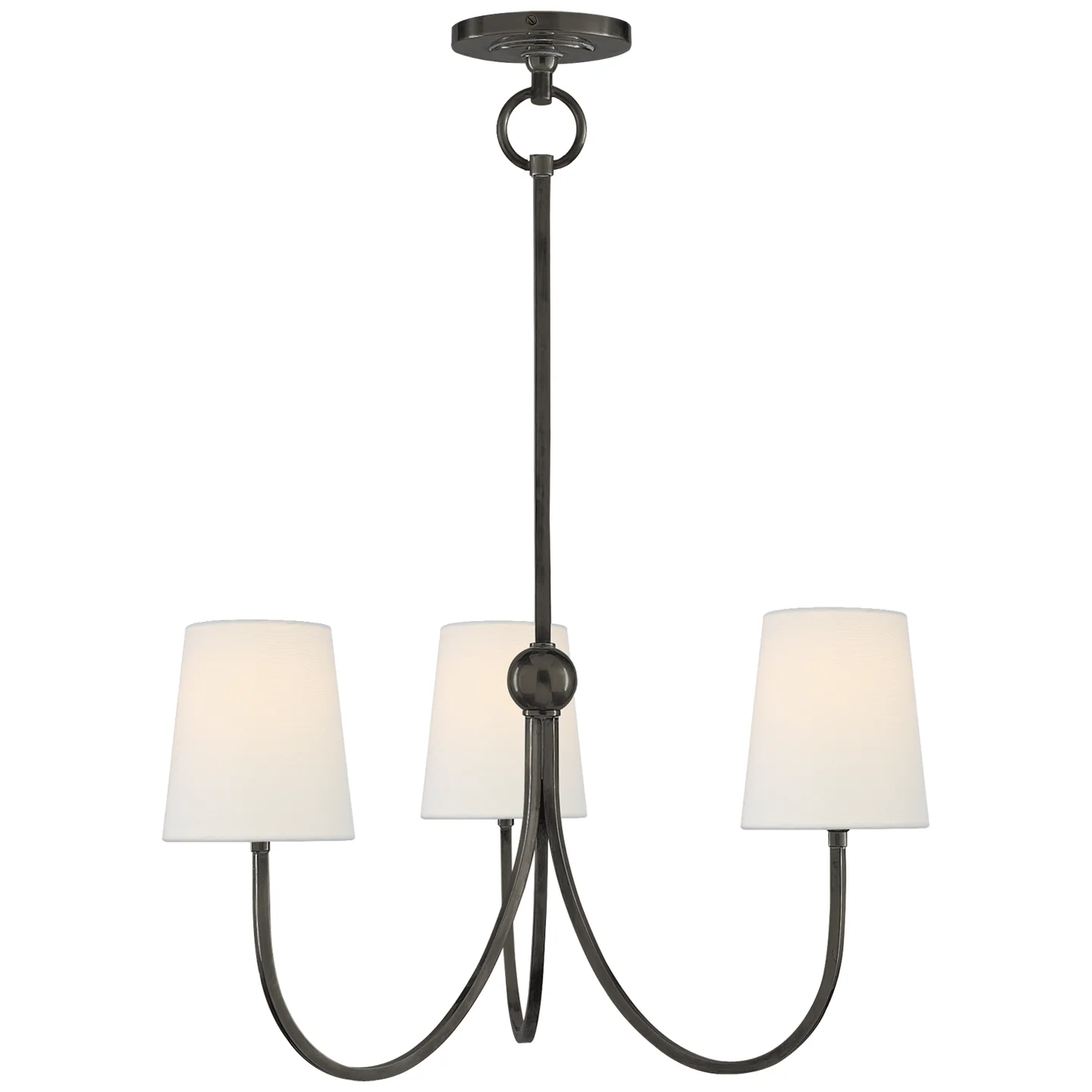Reed Three Light Chandelier - Image 3