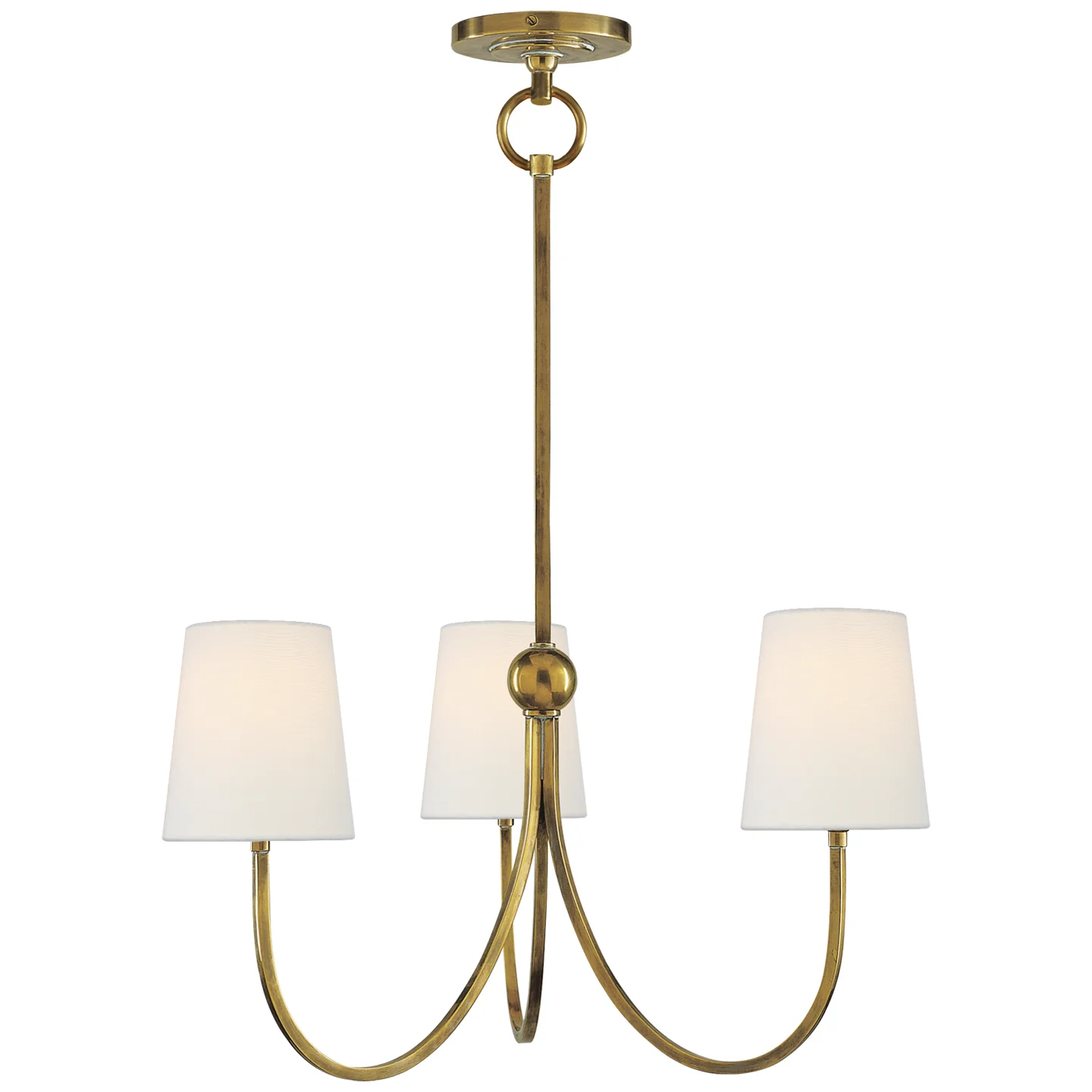 Reed Three Light Chandelier - Image 2