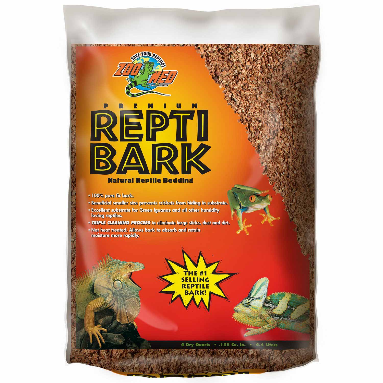 Zoo Med ReptiBark Natural Reptile Bedding  24 qt - Image 1
