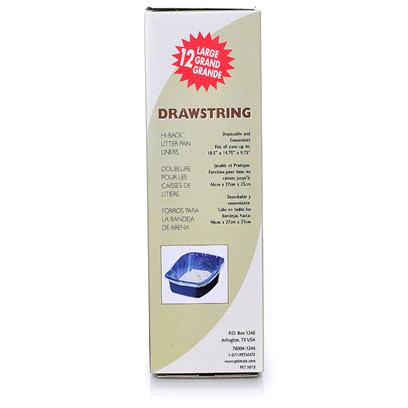 Dosckocil (Petmate), Cat Litter Box Liner Hi Back Large 12Ct - Image 1