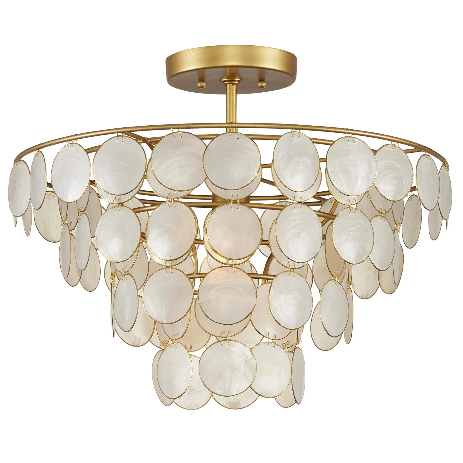 Bon Vivant Small Semi-Flush Mount - Image 1