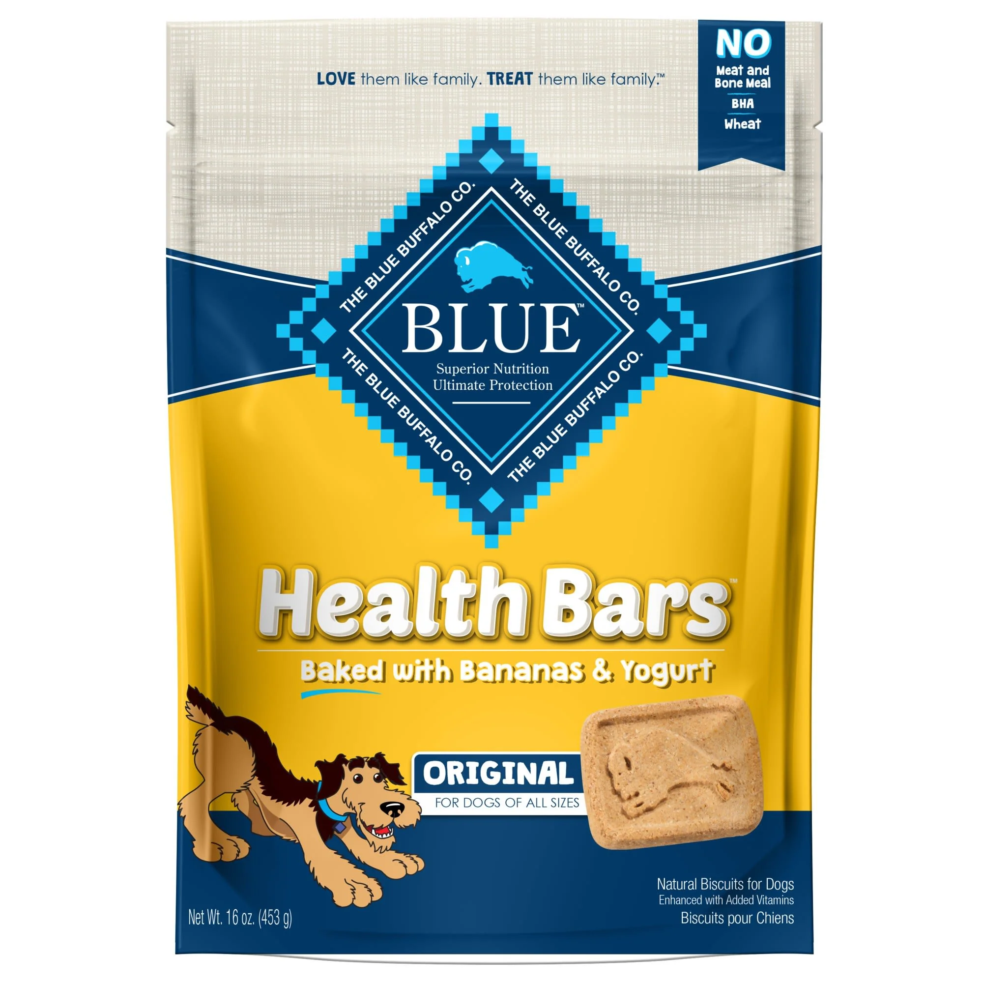 Blue Buffalo Health Bar Banana & Yogurt Dog Treats - 16oz - Image 1