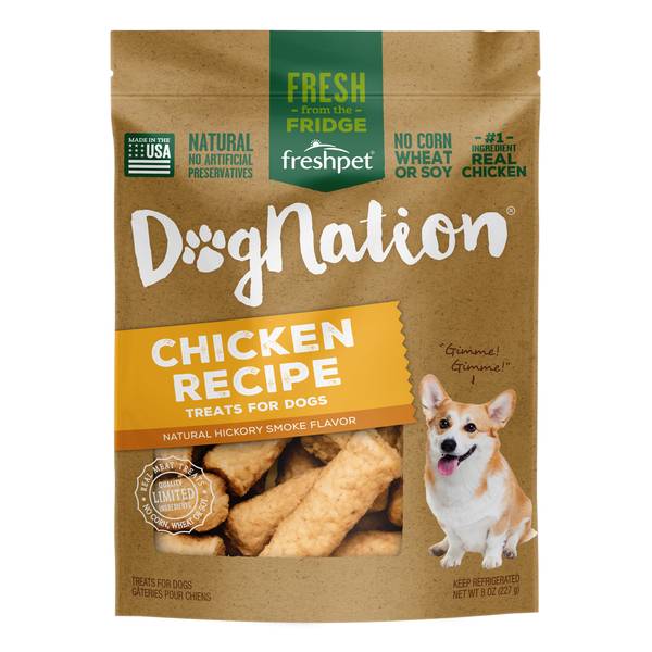 Freshpet Dognation Chicken Treats, 8 Oz - Image 1