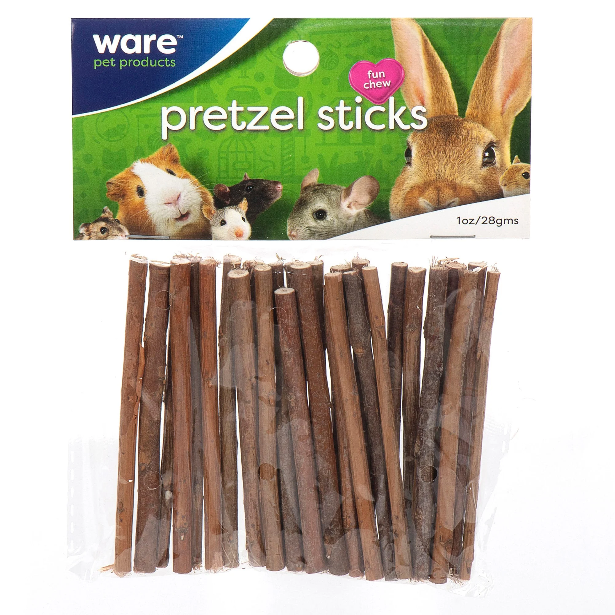Ware Pretzel Sticks Small Animal Chew Toys  1 Oz - Image 1