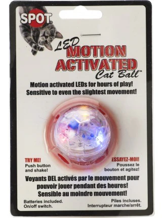 Spot Ethical Pet Cat Toy Led Motion Activated Cat Ball - Image 1