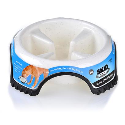 JW Pet Skid Stop Slow Feed Bowl  Large - Image 1