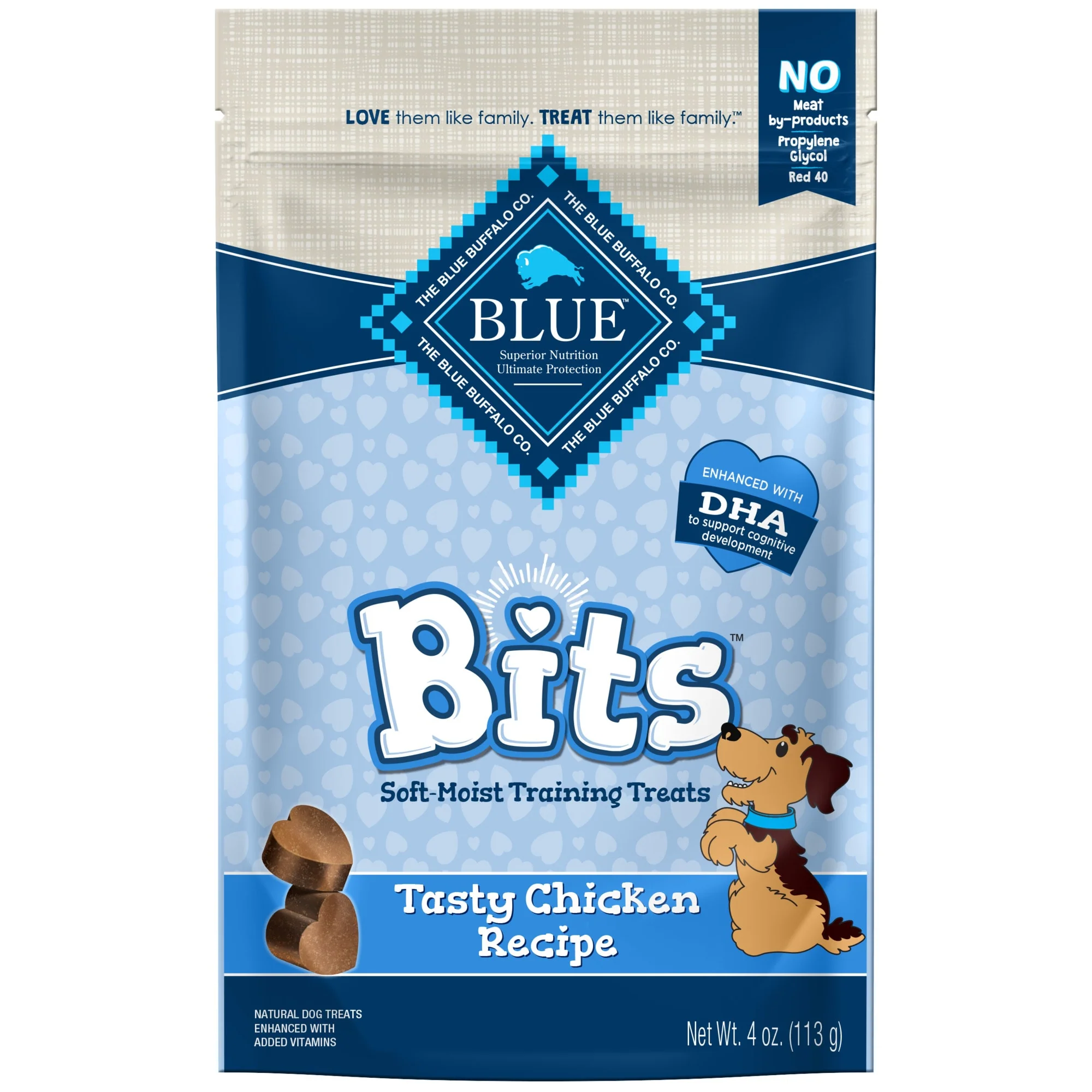 Blue Buffalo BLUE Bits Training Treats Chicken Flavor Soft Treats for Dogs  Whole Grain  4 oz. Bag - Image 1