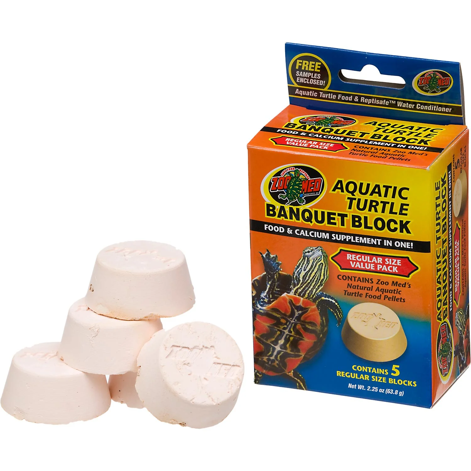 Zoo Med Banquet Block Aquatic Turtle Food - Image 1