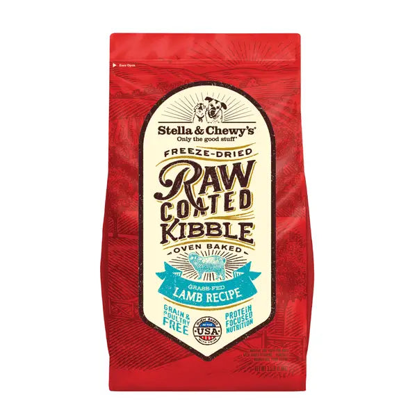 Stella & Chewy’s Raw Coated Grass Fed Lamb Recipe Dog Food 3.5lb