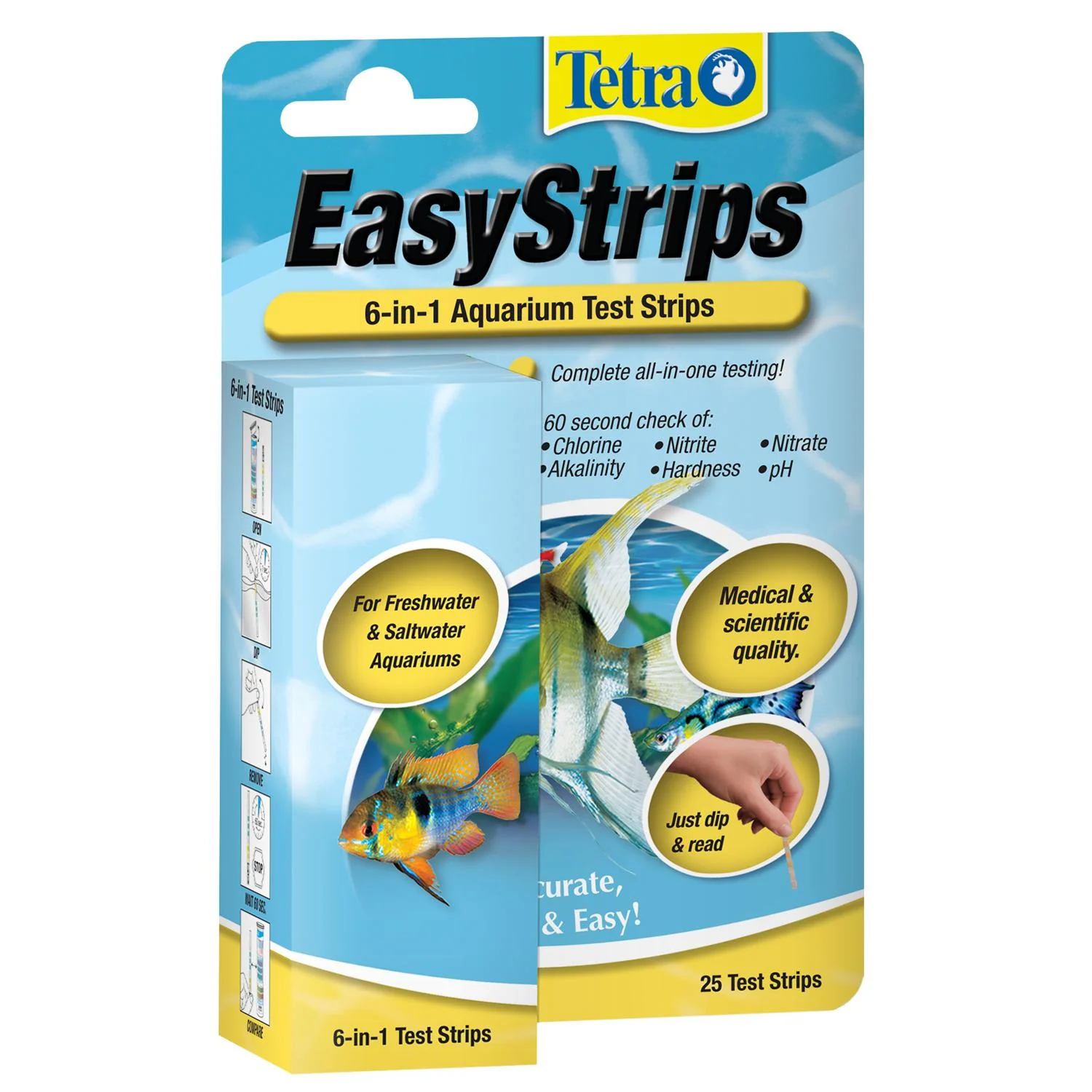 Tetra Easystrips 6IN1 Test Strips 25ct - Image 1