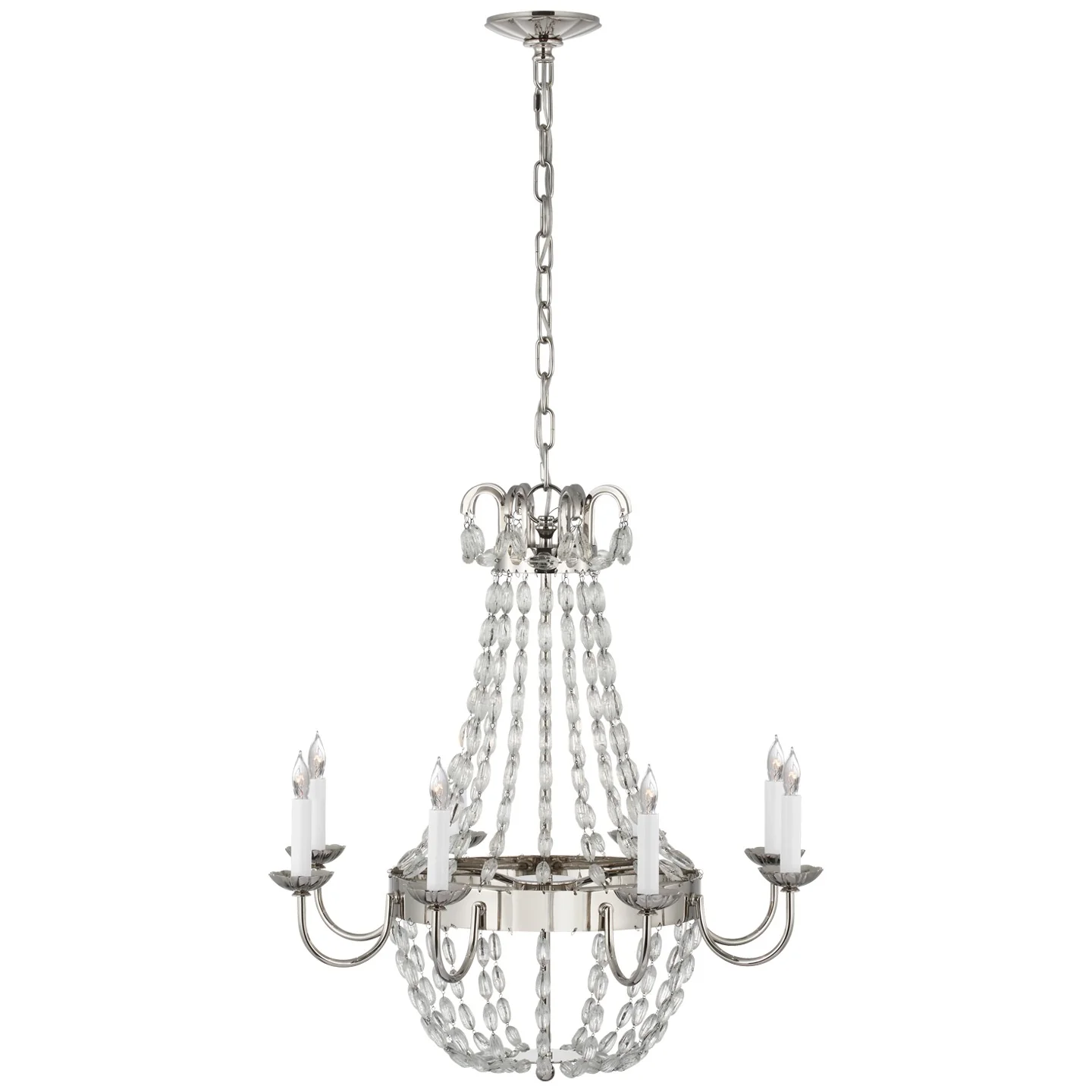 Paris Flea Market Eight Light Chandelier - Image 1