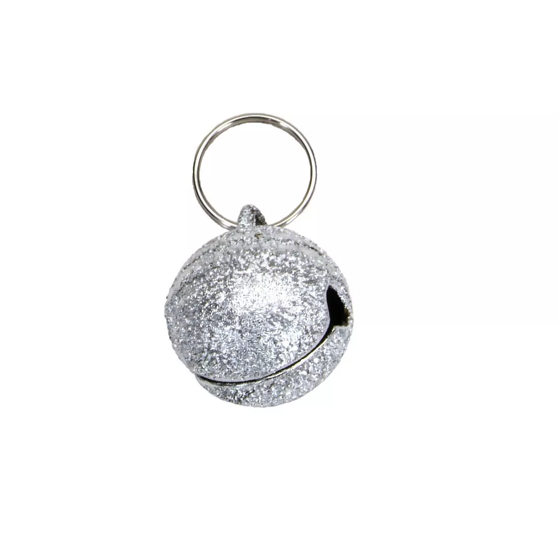 Coastal Frosted Designer Cat Bell Silver - Image 1