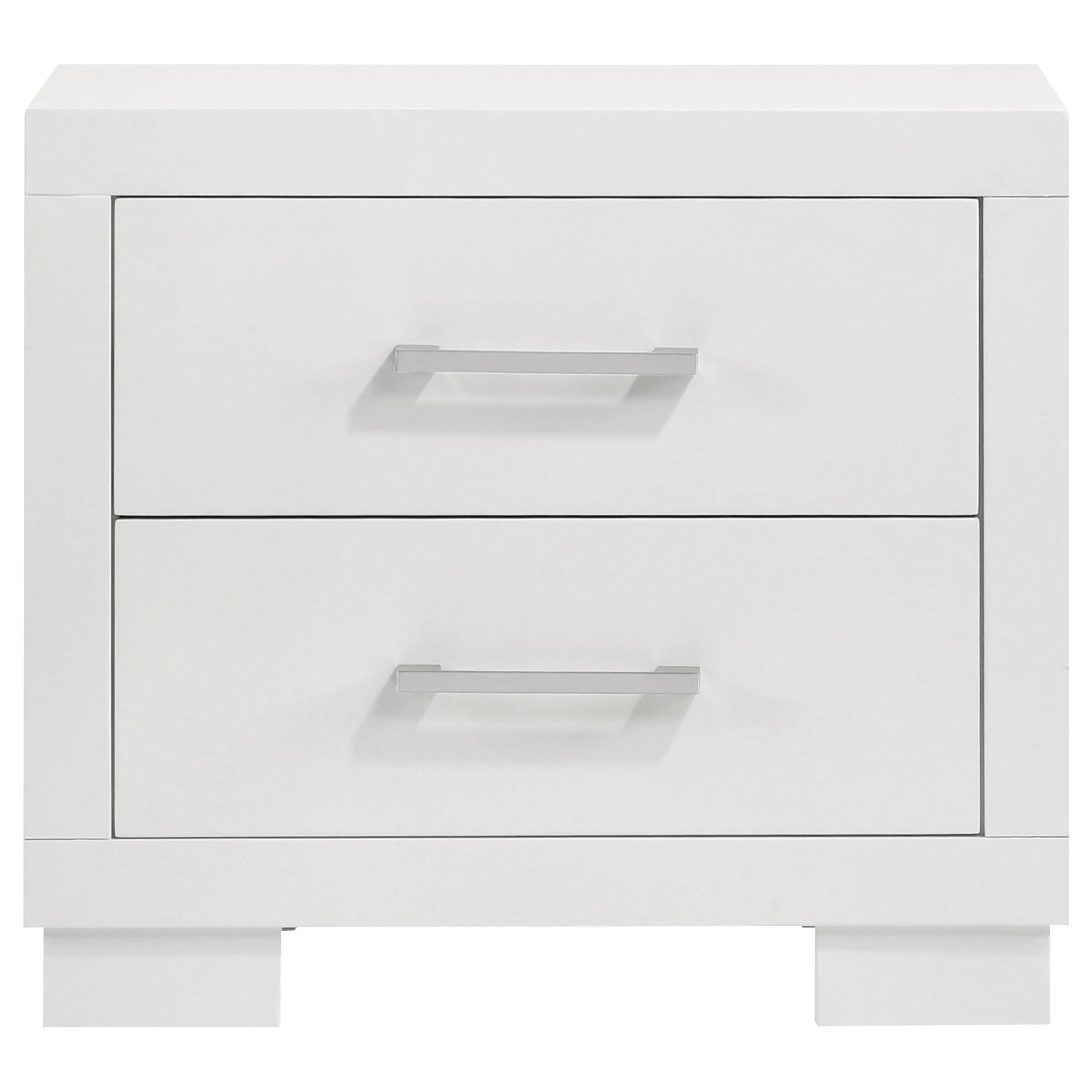 Coaster Furniture Jessica 202992 2-Drawer Nightstand - Snow White - Image 2