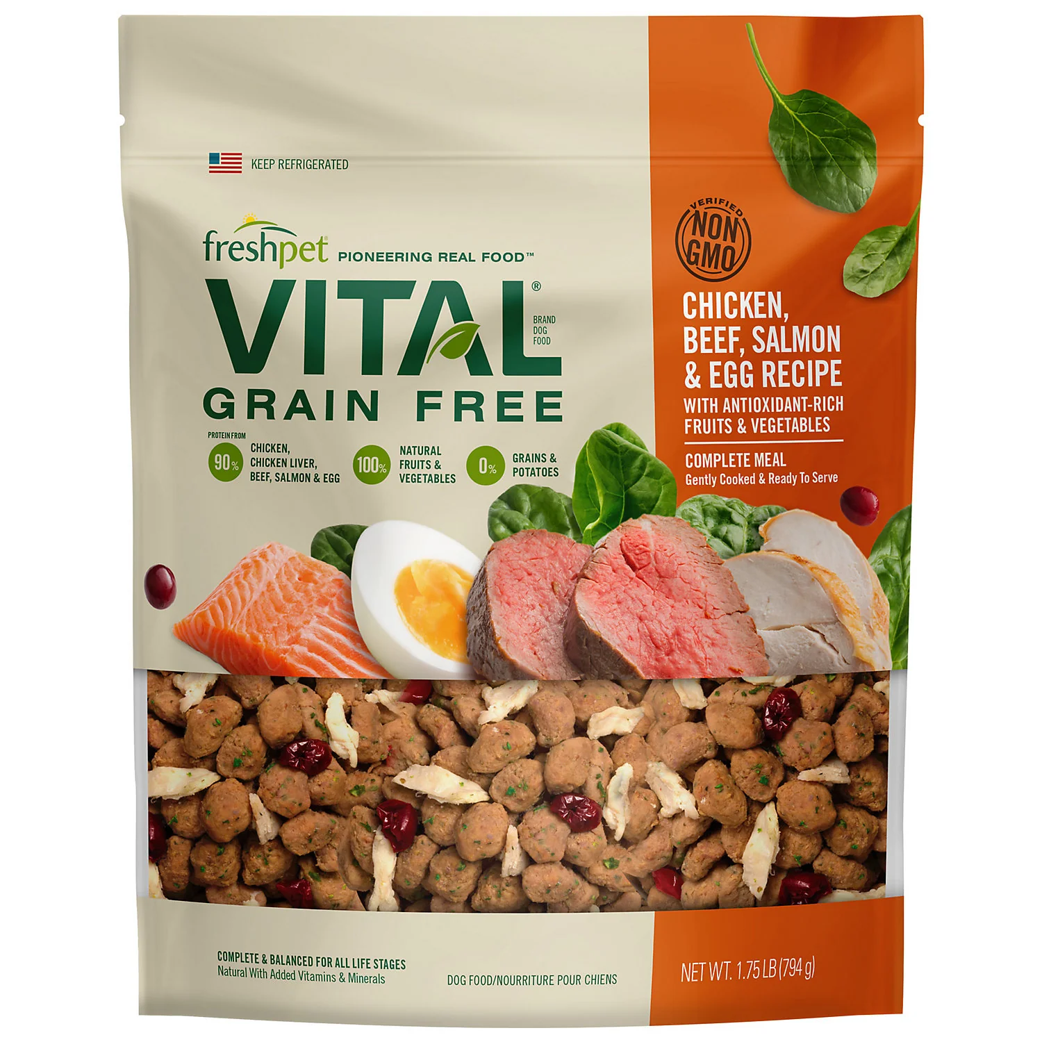 Freshpet Vital Complete Meals for Dogs, 1.75 lbs. () - Image 1
