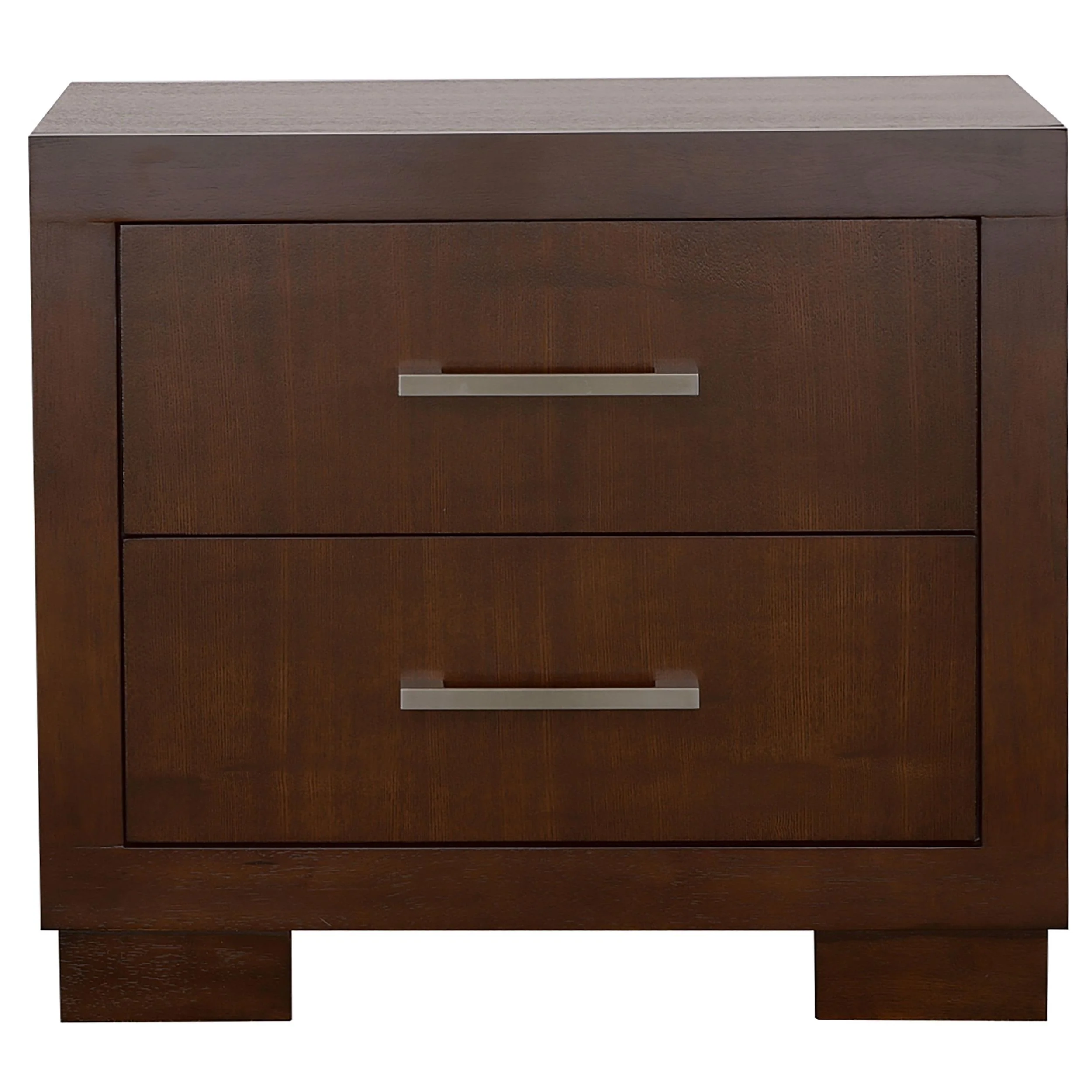 Coaster Furniture Jessica 200712 2-Drawer Nightstand - Cappuccino - Image 2