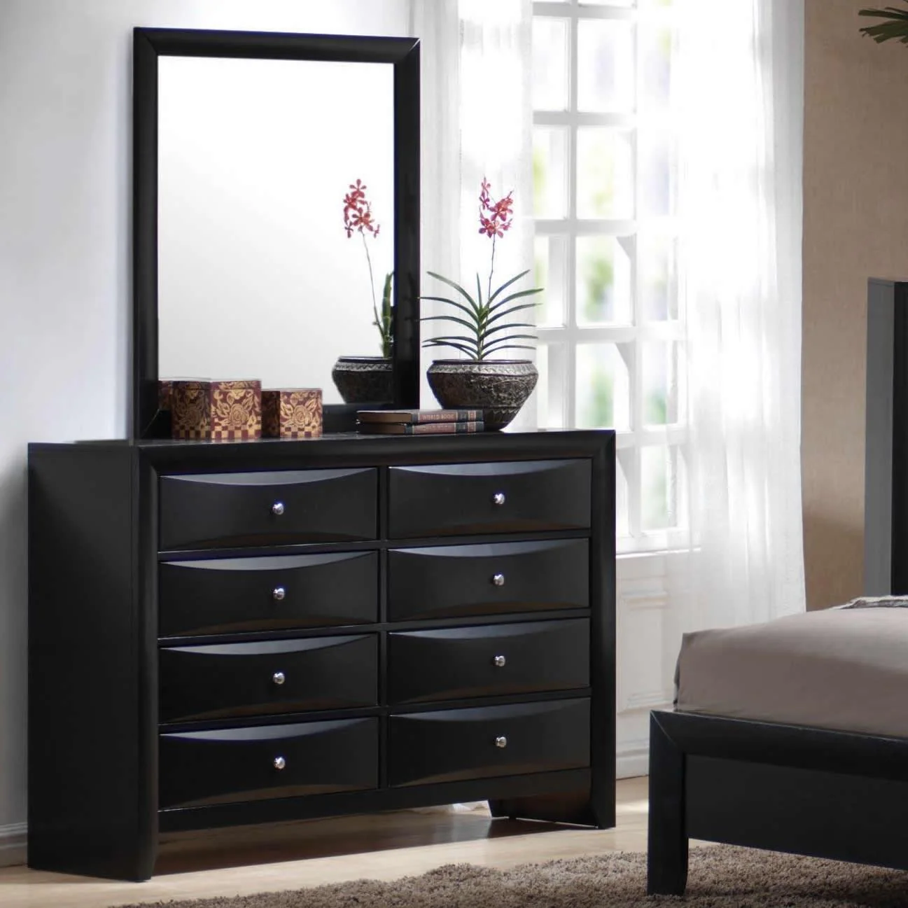 Coaster Furniture Briana 200703 8-Drawer Dresser - Black - Image 2