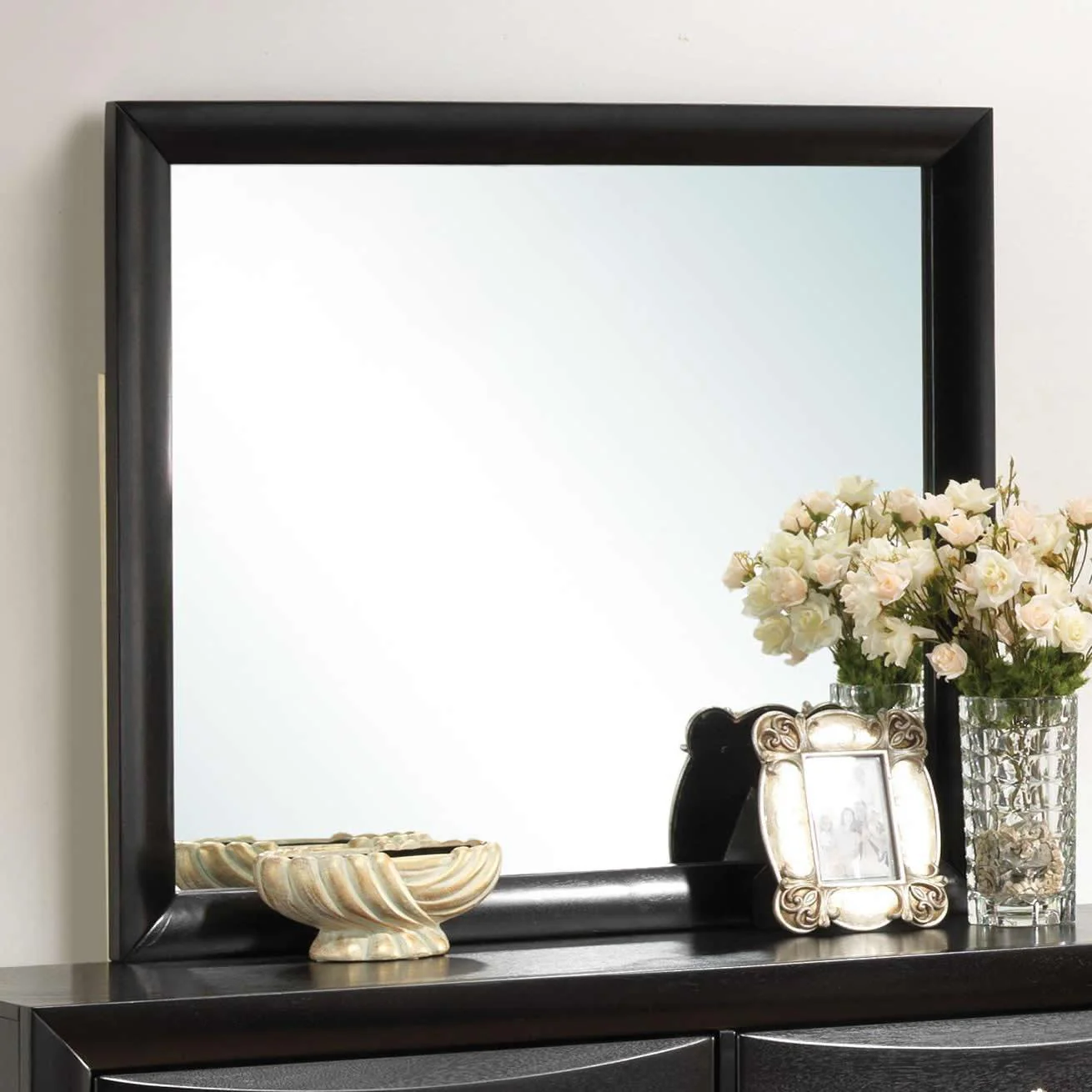 Coaster Furniture Briana 200704 Dresser Mirror - Black - Image 1
