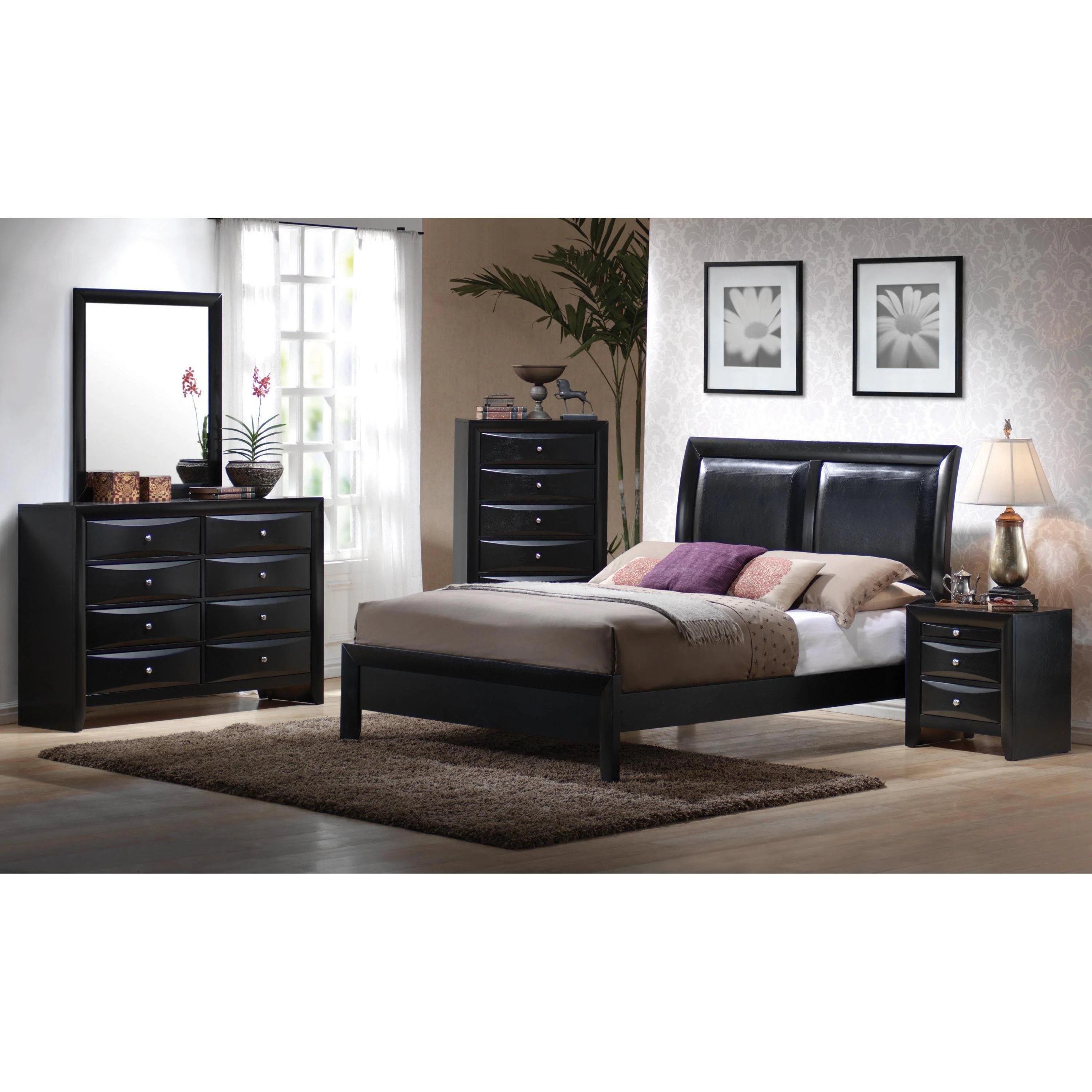 Coaster Furniture Briana 200705 5-Drawer Bedroom Chest - Black - Image 2