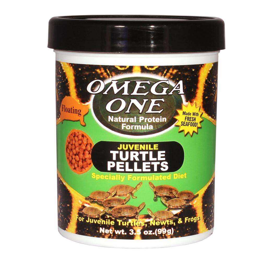 Omega One Juvenile Floating Turtle Pellets 3.5oz - Image 1
